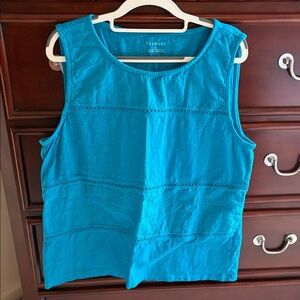 Talbots Eyelet Detail Tank